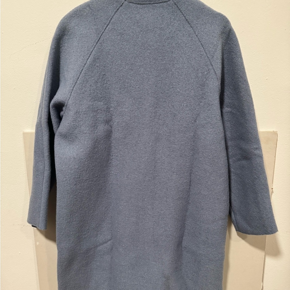 COS Slate Blue Cape Jacket - Picture 2 of 5